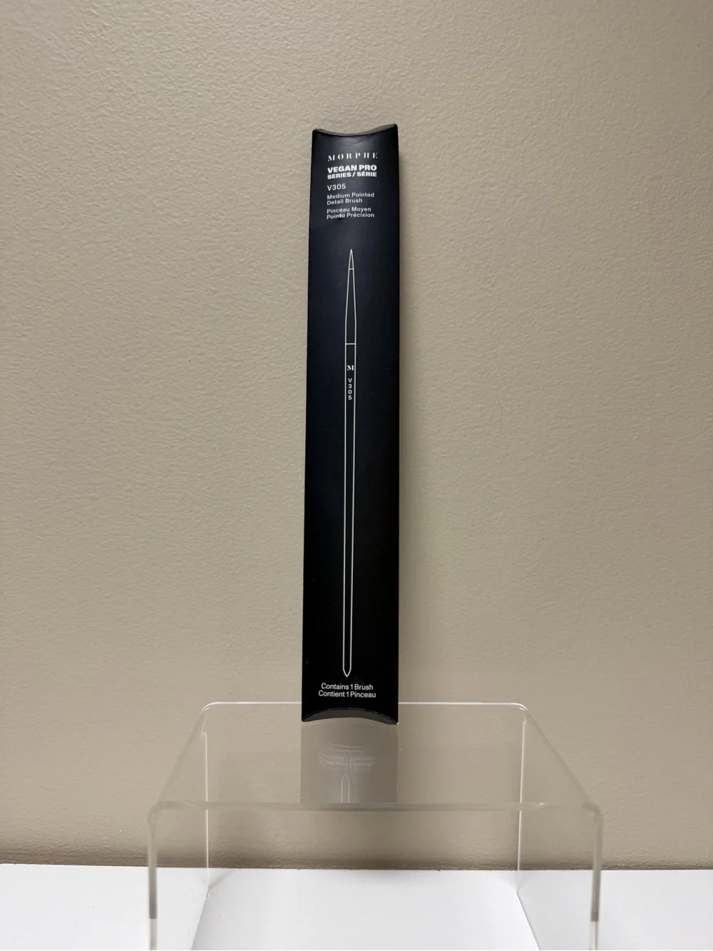 Morphe Vegan Pro V305 Medium Pointed Detail Brush - Black